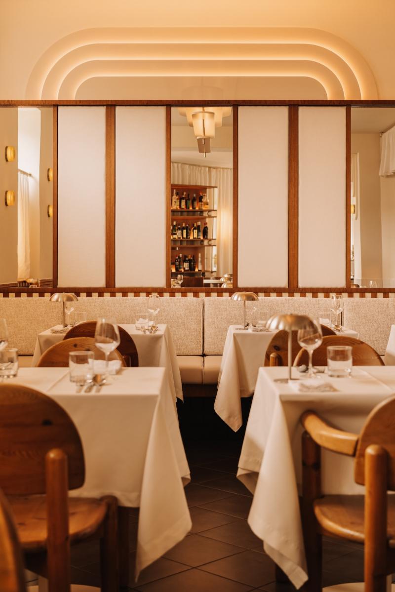 Detal wnętrza restauracji LORO